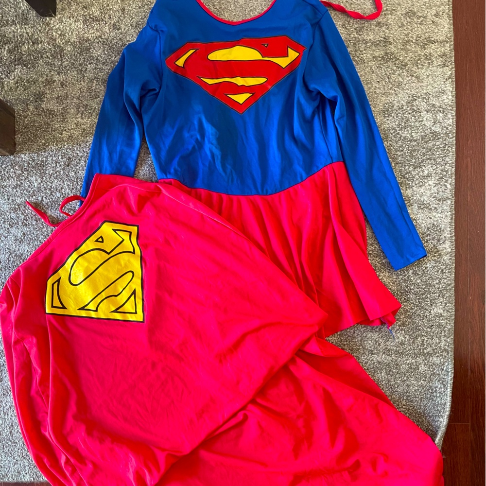 Girls superwoman costume